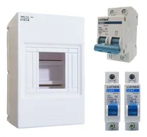 Comprar Caixa Pu002F 4 Disjuntores Centrinho Sobrepor + 4 Disjuntores