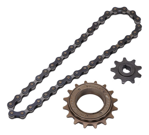 Kit De Corrente De Roda Dentada De Bicicleta Roda Livre 16 D