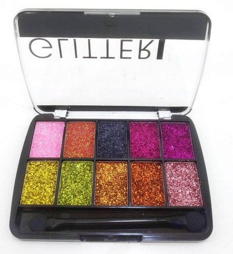 Paleta Sombras Ojos Glitter Eyeshadow Tejar Set 24 Unidades