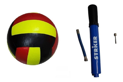 Combo Pelotas De Voley Tourmalhyn Con Inflador