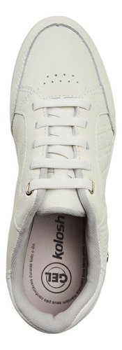 Tênis Casual Feminino Em Couro Kolosh