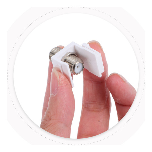 Adaptador De Cable Rg6 Tipo F Hembra A Hembra, 6 Piezas