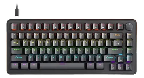 Teclado Mecanico Para Jogos Apayado K82 75 Hot Swap