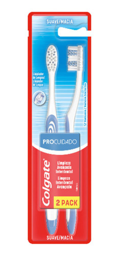 Pack Cepillo Dental Colgate Pro Cuidado Suave X 2 Un