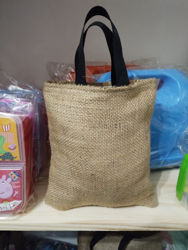 Souvenirs Bolsa Arpillera Comunión 20x20 Pack 15 Unidades