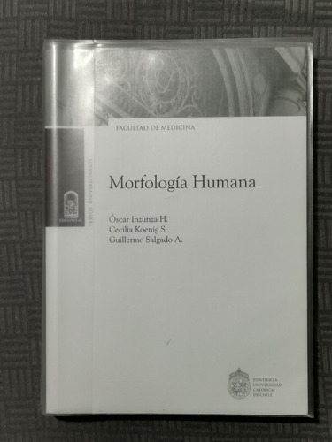 Morfologia Humana, Inzunza, Ediciones Uc
