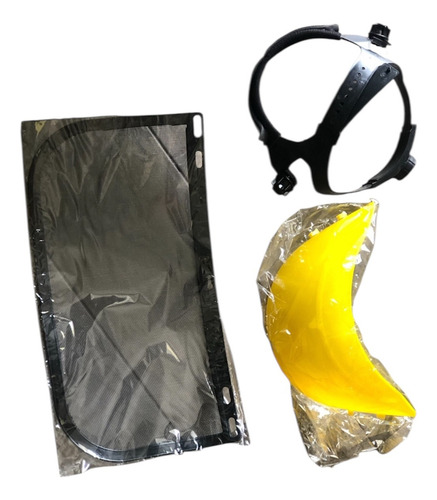 Careta Universal Para Desbrozadora De Malla Protección V&d Amarillo