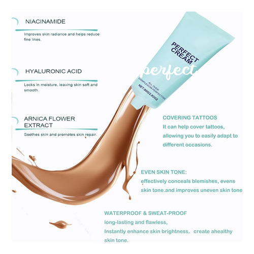 K Base De Maquillaje Cc Cream De Larga Duración