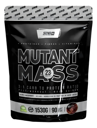 Mutant Mass Star Nutrition Chocolate Suizo X 1.53 Kg Chocolate Suizo