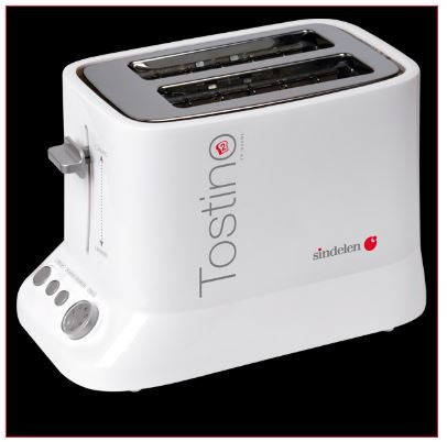 Imagen 2 de 8 de Tostador De Pan 840w Tp-830 Blanco Sindelen - Iken