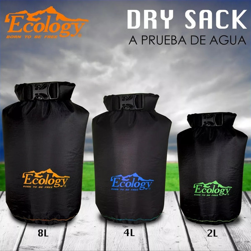 Bolsa Impermeable 8l Dry Sack Dry Bag Para Camping Ecology