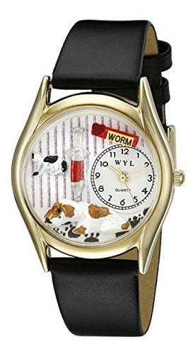 Relojes Niños C0130013 De Cuero Negro Clásico Veterin...