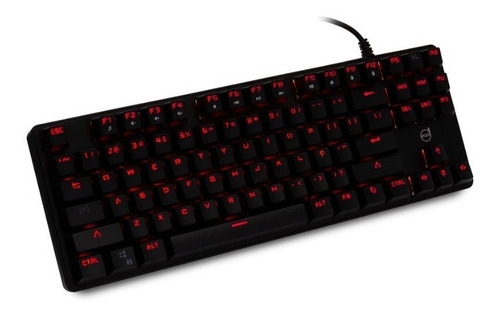 Teclado Mecânico Gamer Dazz Alpha Red Switch Gateron Red