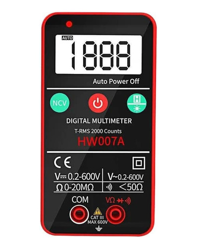 Tester Digital Automatico Portatil Multimetro