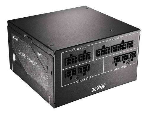 Fuente De Poder Xpg Core Reactor 750w, Atx Certificación 80