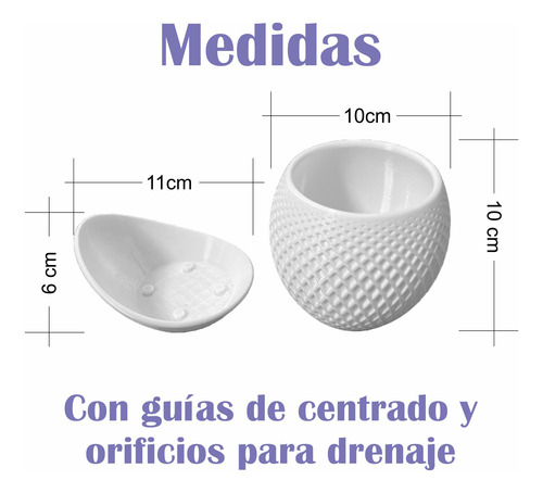 Maceta Moderna Minimalista De Plástico Con Base