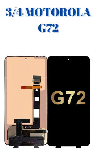 3/4 Pantalla Motorola G72 Oled.