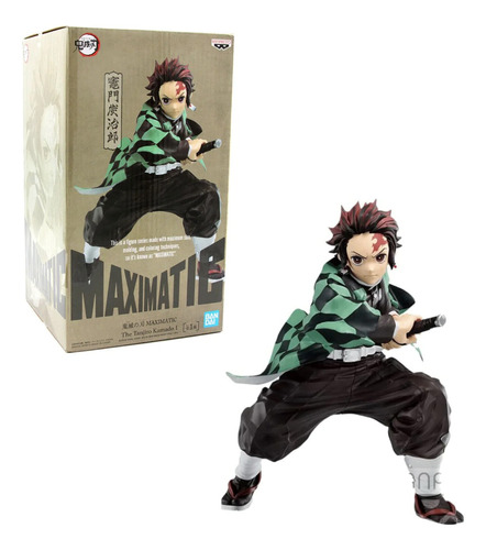 Figura Tanjiro Demon Slayer Banpresto Maximatic Kimetsu