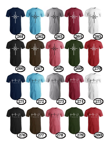 Imagem 8 de 9 de Kit C/5 Blusa Camisa Camiseta Masculina Estampas Gospel