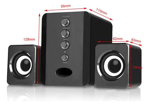 Equipo De Audio, Subwoofer De Sonido, Pc, Escritorio, Reprod