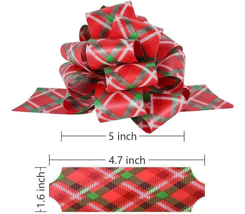 Aplicável A 12 Pcs Traje Moños Navideños Para Regalo
