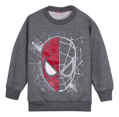 Buzo Niños Spiderman Tipo Disfraz Friza Original Marvel®