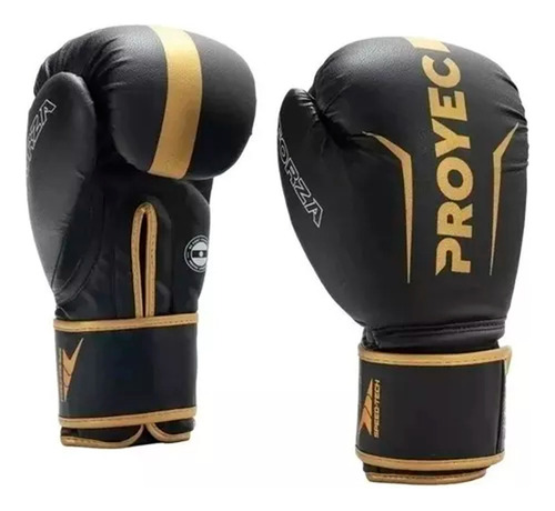 Guantes Boxeo Forza Proyec Box Kick Muay Thai Abrojo