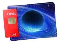 Comprar Porta Cartão De Credito Galaxia Planetas Sol