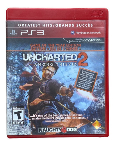 Uncharted 2: Among Thieves Game Of The Year Ed. - Físico Ps3
