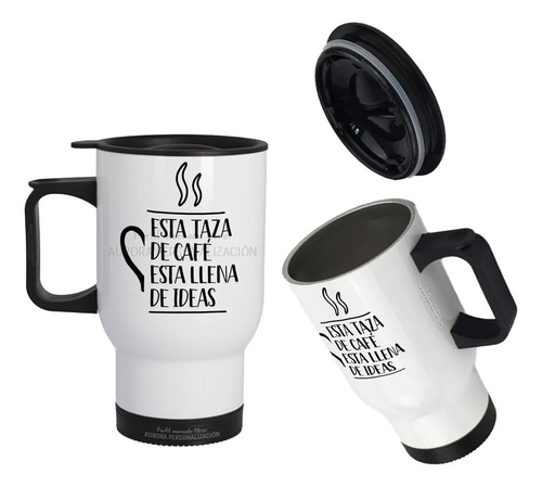 Mug Vaso Termico Viajero Para Carro Inspiradora