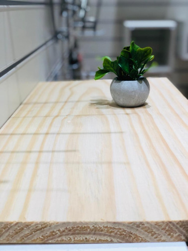 Prateleira Tabua Pinus Natural 58 X 14 X 2cm