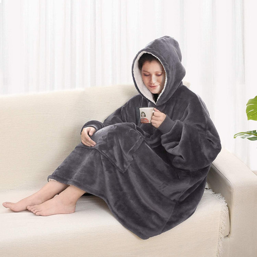 D Moletom Com Capuz, Pijama Com Manta De Lã De Carneiro