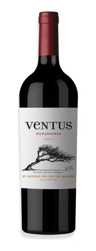 Vino Ventus Patagonia Tinto Malbec 750ml Fin Del Mundo