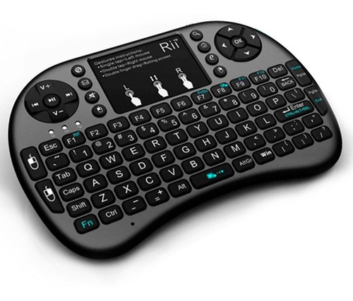 Imagen 4 de 6 de Pack 2x Mini Teclado Inalambrico Con Luz Smart Tv Box Jayma