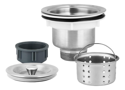 Lavaplato Fregadero Doble Acero Inox 83x45x23cm Accesorios