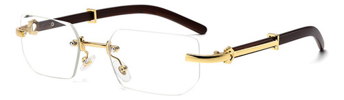 American Optical 6085 Gafas De Sol Sin Montura, Modernas, Rectangulares, Retro, Si Lente Transparente