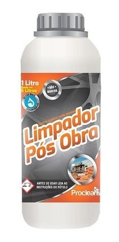 Limpador Pós Obra 1l - Proclean