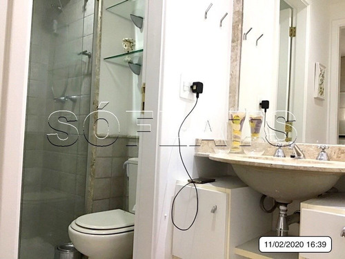 Imagem 14 de 15 de Flat Em Moema Para Locação, Prox Ao Shopping Ibirapuera Mobiliado Com Serviços. Sem Fiador. - Sf31875