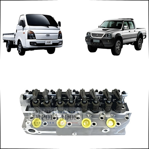 Cabeçote Completo Hyundai Hr 2.5 8v 0km Na Caixa Só Montar