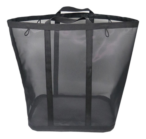 Cesta De Lavandería Plegable De Malla Para Playa, Ideal