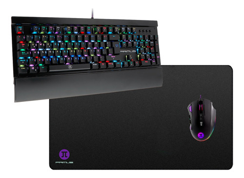 Combo Gamer Primus 3 En 1 Teclado Mouse Y Pad Xl Kp2 4 Css