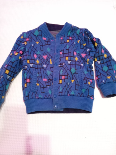 Campera Marca Charlín, Para Niños Reversible Desmontable