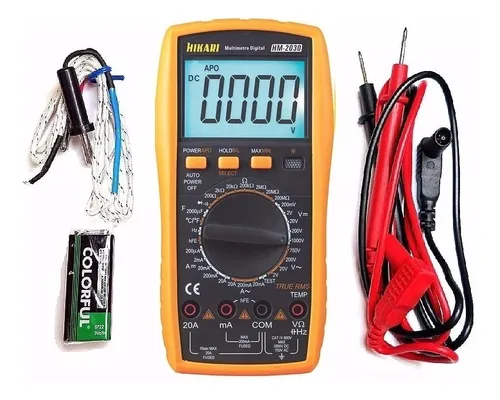 comprar Multímetro Digital Hikari Hm-2030 True Rms Capacimet Até 20a