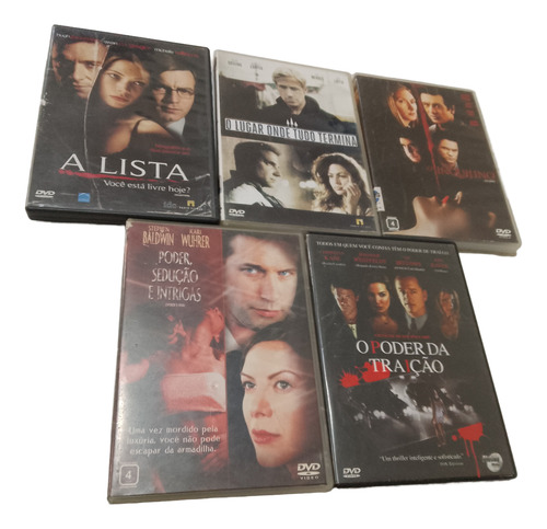 Lote Dvd 5 O Lugar Onde Tudo Termina + Poder Da Traiçao + 3