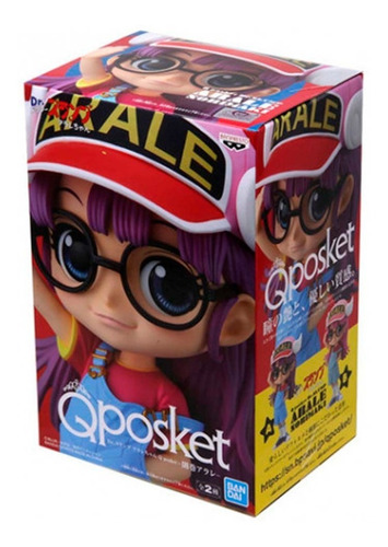 Figura Dr. Slump Arale Norimaki Cabello Morado Q Posket