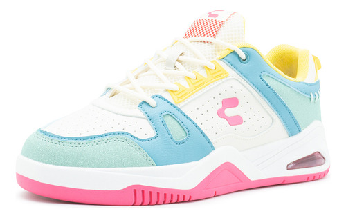 Tenis Charly Para Dama Urbano Casuales Con Válvula Multicolor