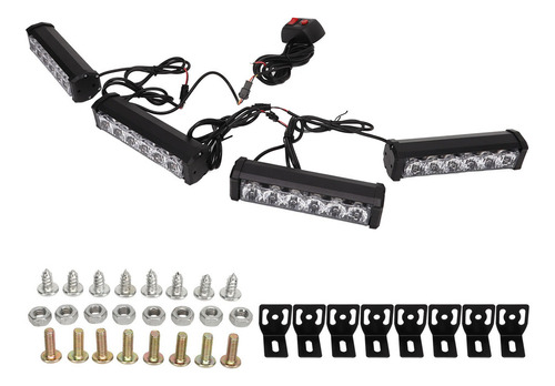 Barra De Luces Intermitentes De Emergencia 4 En 1 Led Estrob