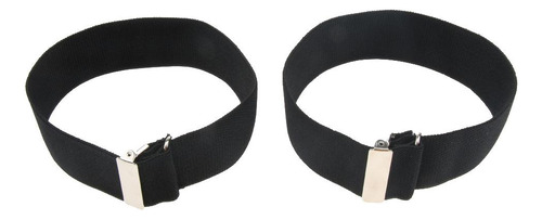 3x Ajustable Antideslizante Elástico Camisa Mangas Soporte