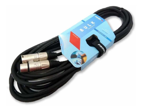 Cable Para Micrófono Proel Bulk250lu10 Mts Xlr A Xlr 10 Mts