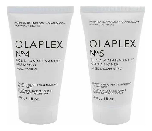 Olaplex 4 Y 5 Shampoo Y Acondicionador Travel Size 30 Ml